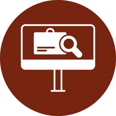 seo modern simgesinin vektör illüstrasyonu