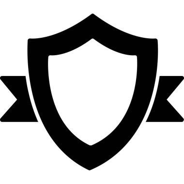 Güvenlik kalkanı vektör simgesi