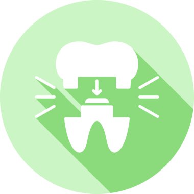 Diş. Web simgesi basit tasarım