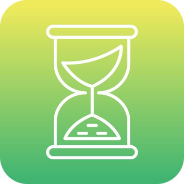 kum saati ikonu vektör illüstrasyonu