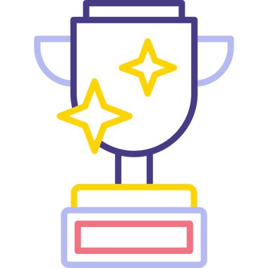 kupa simgesi vektör illüstrasyonu