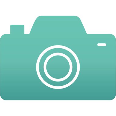 Fotoğraf kamerası vektör simgesi