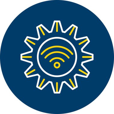 Çipin simgesi. vektör çizimi tasarımı.