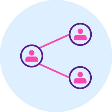 şebeke. Web simgesi basit illüstrasyon