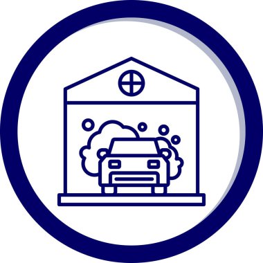 araba simgesi vektör illüstrasyonu