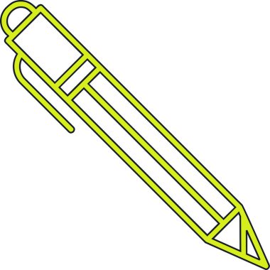 ilustración vectorial del lápiz de dibujo animado