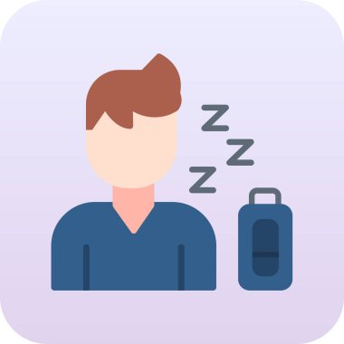 avatar. Web simgesi basit illüstrasyon