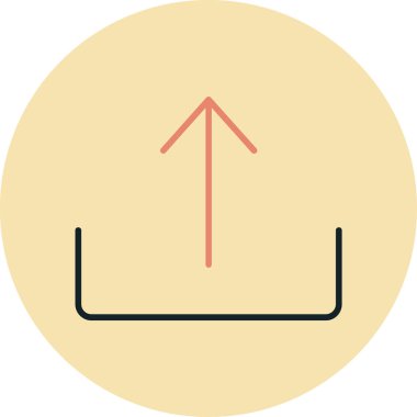 Ok. Web simgesi basit illüstrasyon