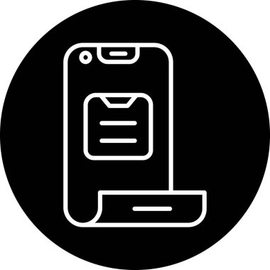 - Telefon. Web simgesi basit illüstrasyon