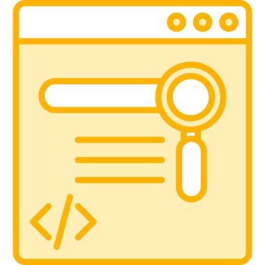 Tarayıcı. Web tasarımı basit illüstrasyon