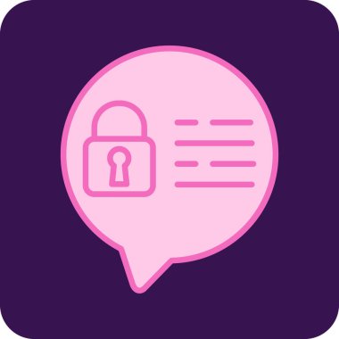 ikon vektör illüstrasyonunu kilitle