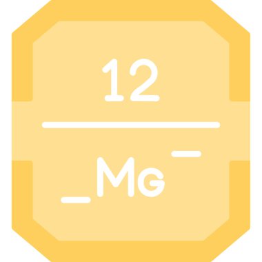 Kimyasal simge vektör çizimi
