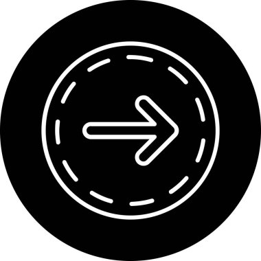 Ok. Web simgesi basit illüstrasyon