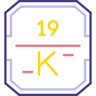 Tek bir simgenin vektör illüstrasyonu