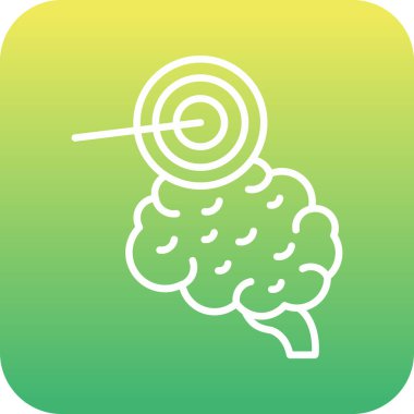 Benzersiz Şeker Vektörü Kabartma Simgesi