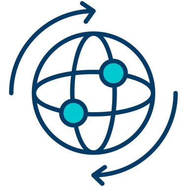 genel ağ simgesi çizimi