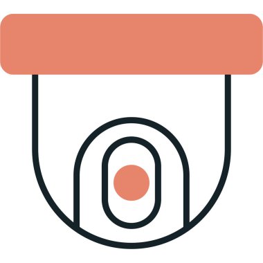 Kamera. Web simgesi basit illüstrasyon