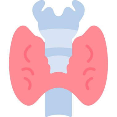 İnsan organı. Web simgesi basit illüstrasyon