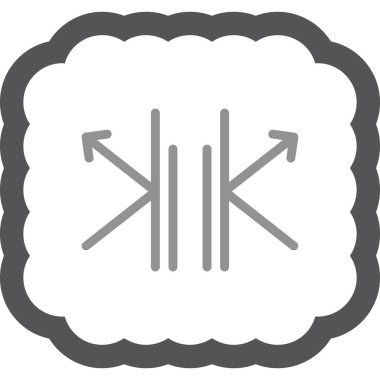 Modern simgenin vektör illüstrasyonu