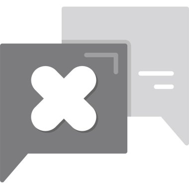 Sohbet iletisi açıklama simgesi ana hat biçimi