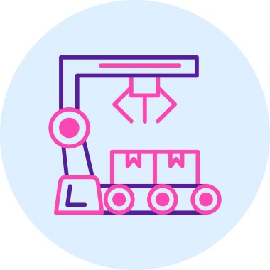 tren. Web simgesi basit illüstrasyon