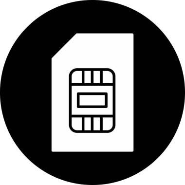 Kart simgesi, vektör illüstrasyonu