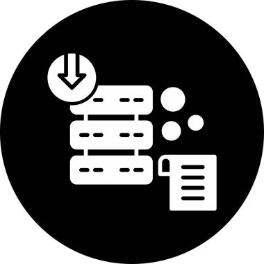 Belge. Web simgesi basit illüstrasyon