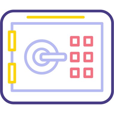 veri analizi. Basit bir ikon. Web illüstrasyonu