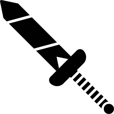 bıçak simgesi ve vektör illüstrasyonu beyaz arkaplanda izole edildi