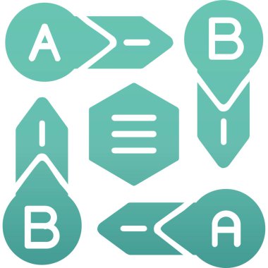 b & b & b & b simgesi vektör olarak ayarlandı.