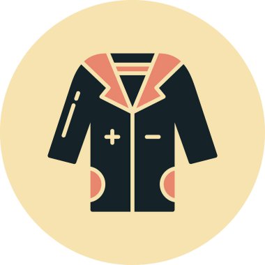 Ceket simge vektör çizim