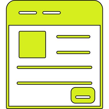 Web tasarım simgesi. vektör illüstrasyonu