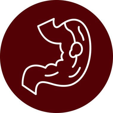 Midem. Web simgesi basit illüstrasyon