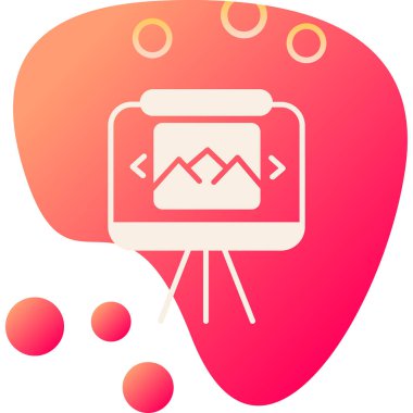 Modern bir simgenin vektör illüstrasyonu