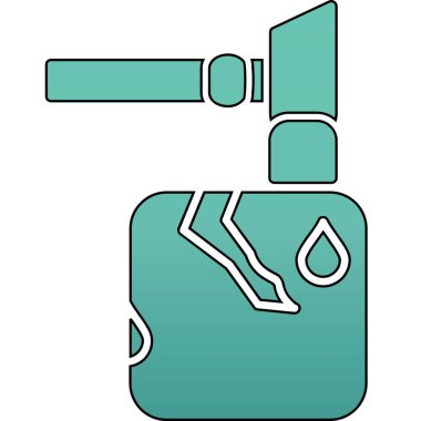 Modern oto tamir simgesinin vektör illüstrasyonu