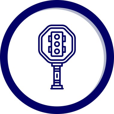 Modern otomatik simgenin vektör illüstrasyonu