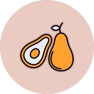 Gıda simgesinin vektör illüstrasyonu