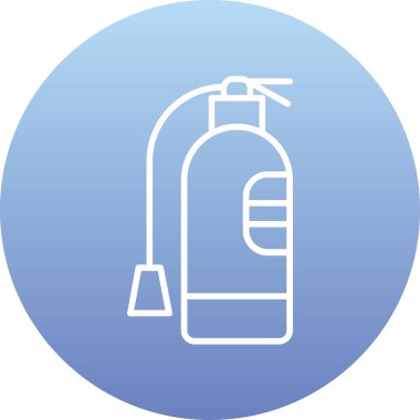 Sprey kutusu. Web simgesi basit illüstrasyon