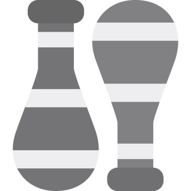 Çizgi biçiminde bowling topu spor simgesi