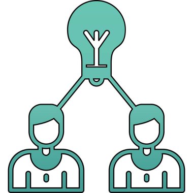 yaratıcı takım çalışması konsepti, çizgi film çizimi tasarımı.