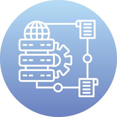 internet ağ vektör illüstrasyonu