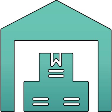 Otel simgesi vektör illüstrasyonu