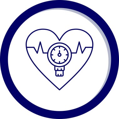 Modern b 'nin vektör illüstrasyonu ikon kalpten yoksun