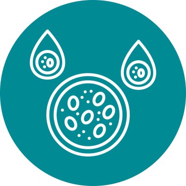 Bir köpek simgesinin vektör illüstrasyonu