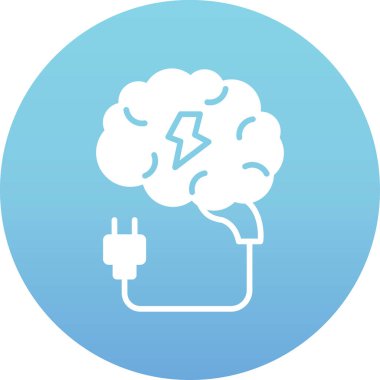 Güç. Web simgesi basit illüstrasyon