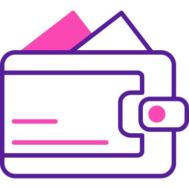 Kredi kartı ikonu vektör illüstrasyonu