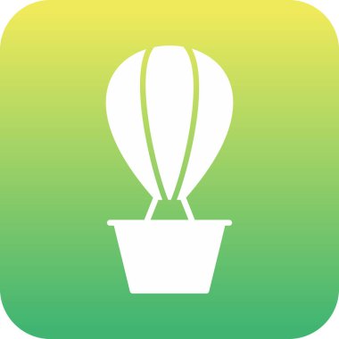 Bir çiçek simgesinin vektör illüstrasyonu