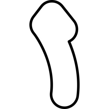 Çubuk şeker ikonu. ince çizgi biçimi