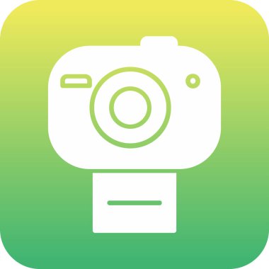 kamera simgesi vektör illüstrasyonu