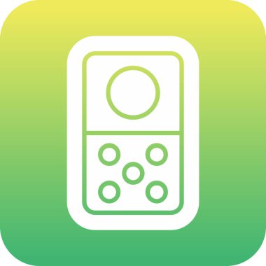 Benzersiz kontrol paneli vektör çizgisi simgesi